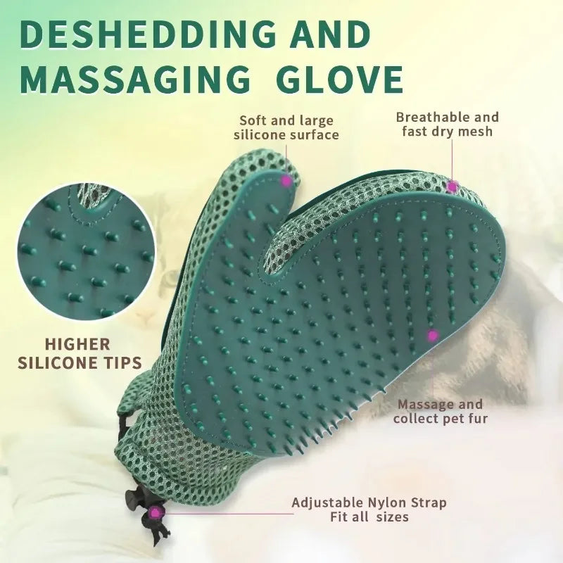 Double Sided Pet GroominHair Remover Massage Brush